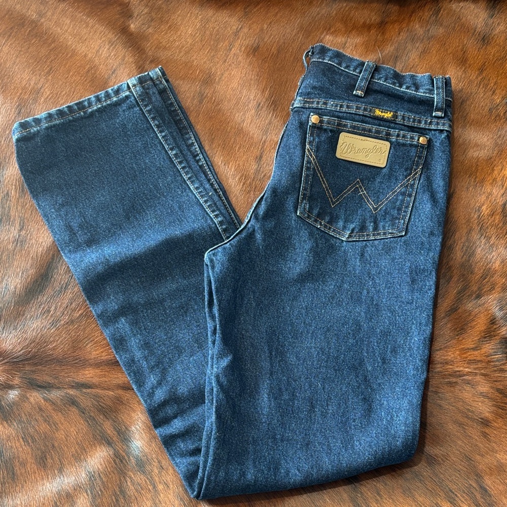 Wrangler Dark Blue Denim Jeans